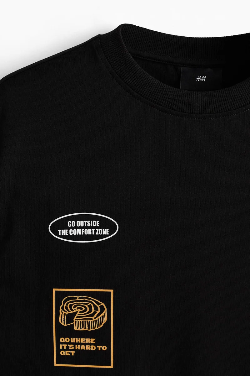 H&M Loose Fit long-sleeved top